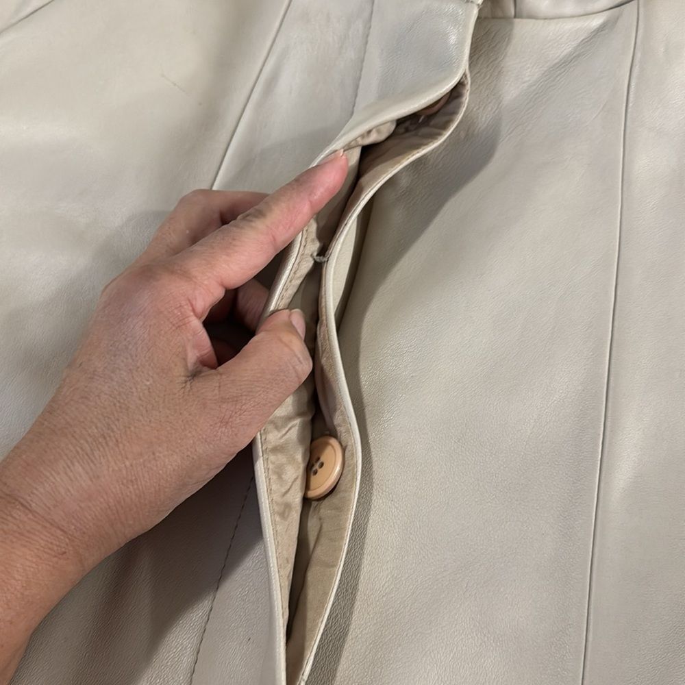 TIBOR LEATHER COAT 100% LEATHER SIZE 2X - Picture 5 of 14